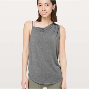 Lululemon Dare To Drop Tank Heather Grey, Medium